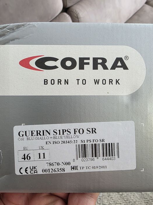 Работни обувки с бомбе COFRA