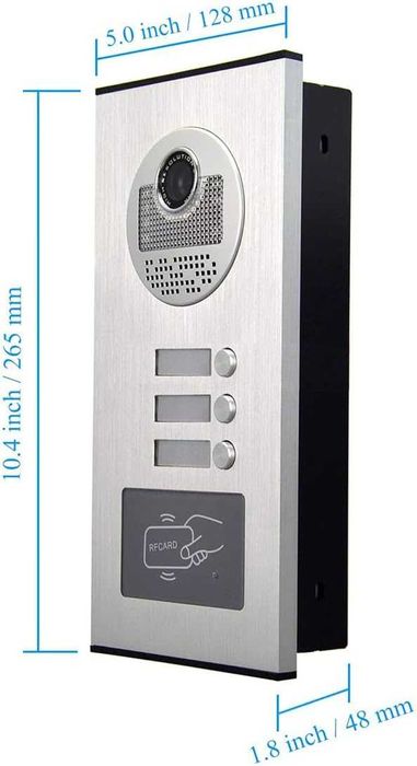 AMOCAM 3-инчова видеодомофонна система за апартаменти