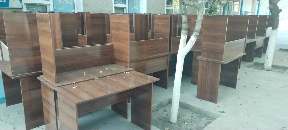 Ўқув парта мебелни МДФ (Жигарранг)