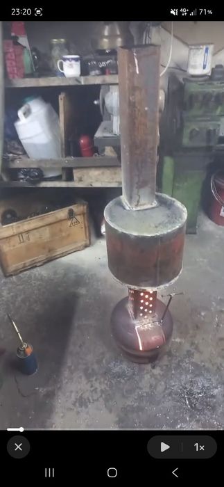 Печь на отработанном масле