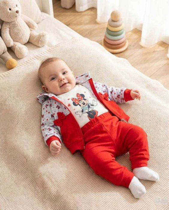 Бебешки комплект Minnie Mouse 100% памук