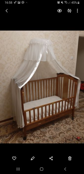 Срочно продаю Детскую кроватку