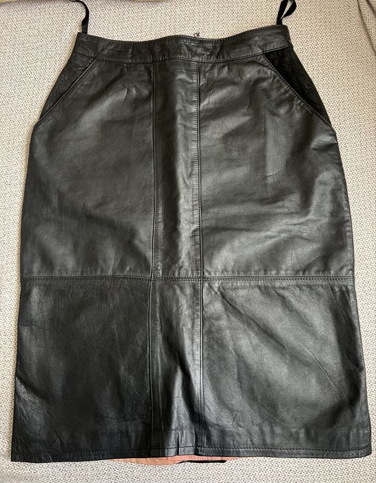 Fusta clasica din piele Vingar