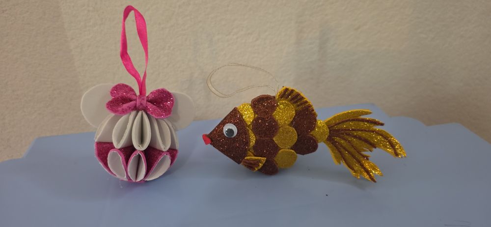 Коледни подаръчета за детска градина и още нещо ръчна изработка