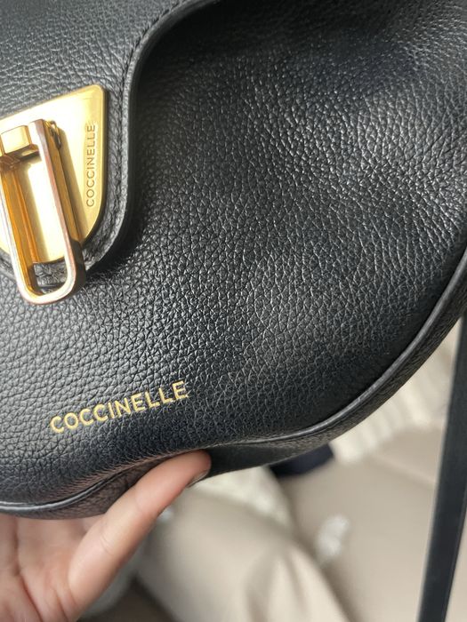 Geanta de piele neagra Cocinelle