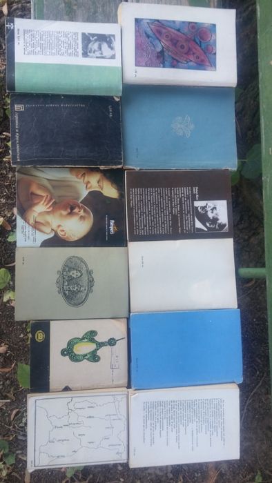 Книги от различни жанрове.