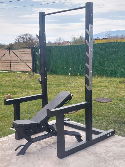 Силова клетка с лост за набиране