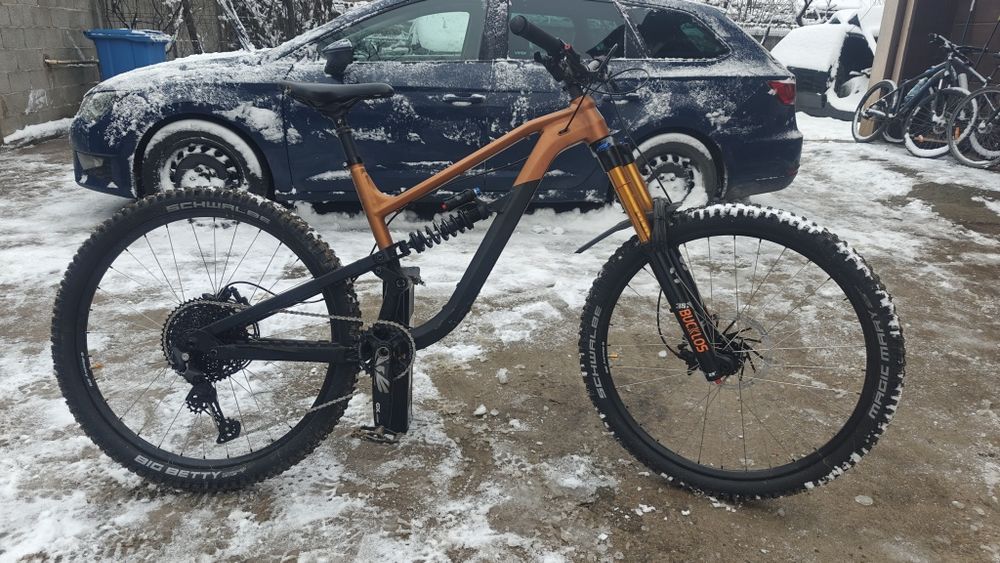 Bicicletă MTB Enduro full suspension travel 180mm/65mm 29 inch