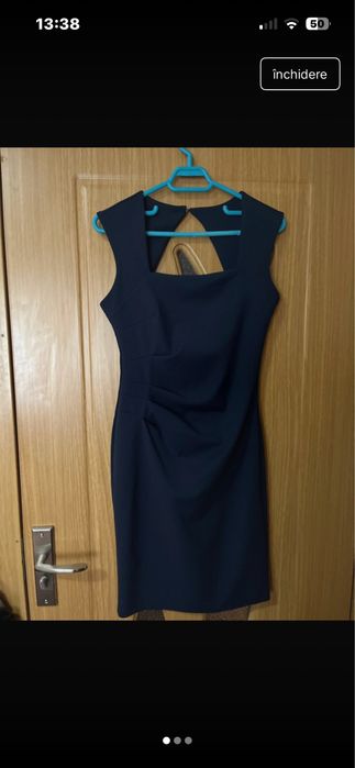 Rochie scurta albastru inchis