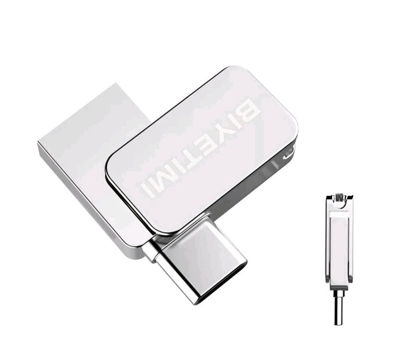 Флаш памет BIYETIMI 128GB(2 в 1) - USB 2.0 и Type-C(3 бр.)