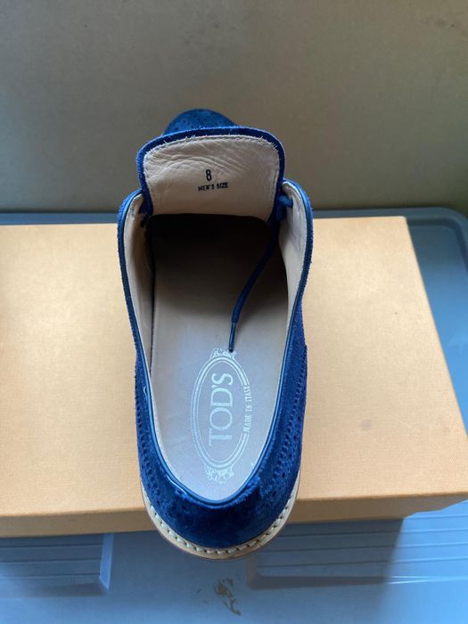 Pantofi brogue Tod’s piele intoarsa, mas.42