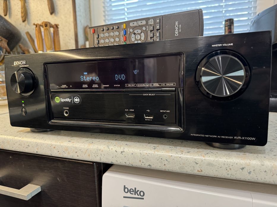 Denon AVR-X1100W Bluetooth Wi-Fi resiver