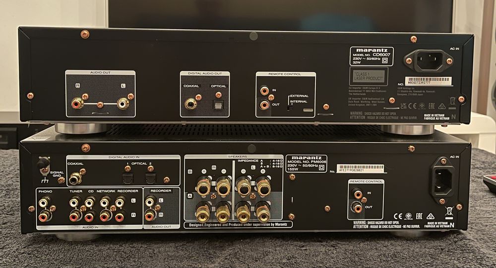 Linie audio Marantz. Marantz PM 6006 si Marantz CD 6007.