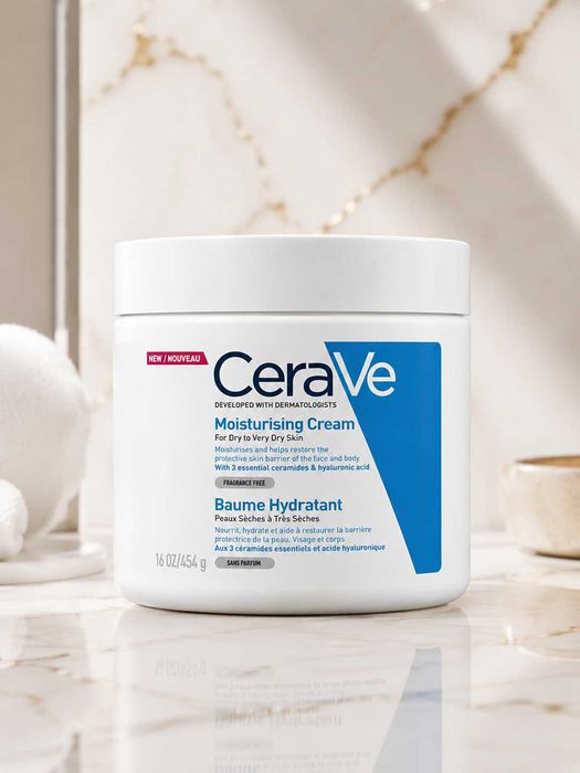 CeraVe Moisturising Cream-Tana va yuz uchun namlantiruvchi krem 454g