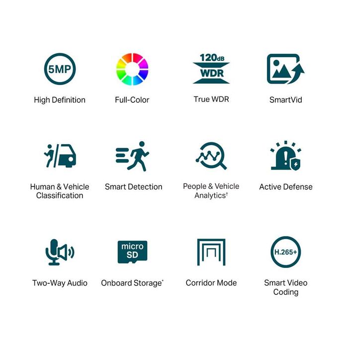 TP-Link VIGI C450(2.8mm)4MP Turret камера с цветным ночным видением1.4