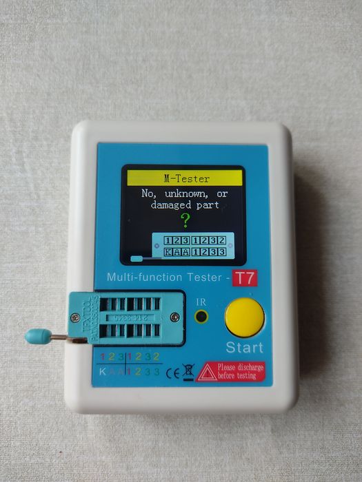 Транзистор тестер ESR метр тестер компонентов модель T7 новый