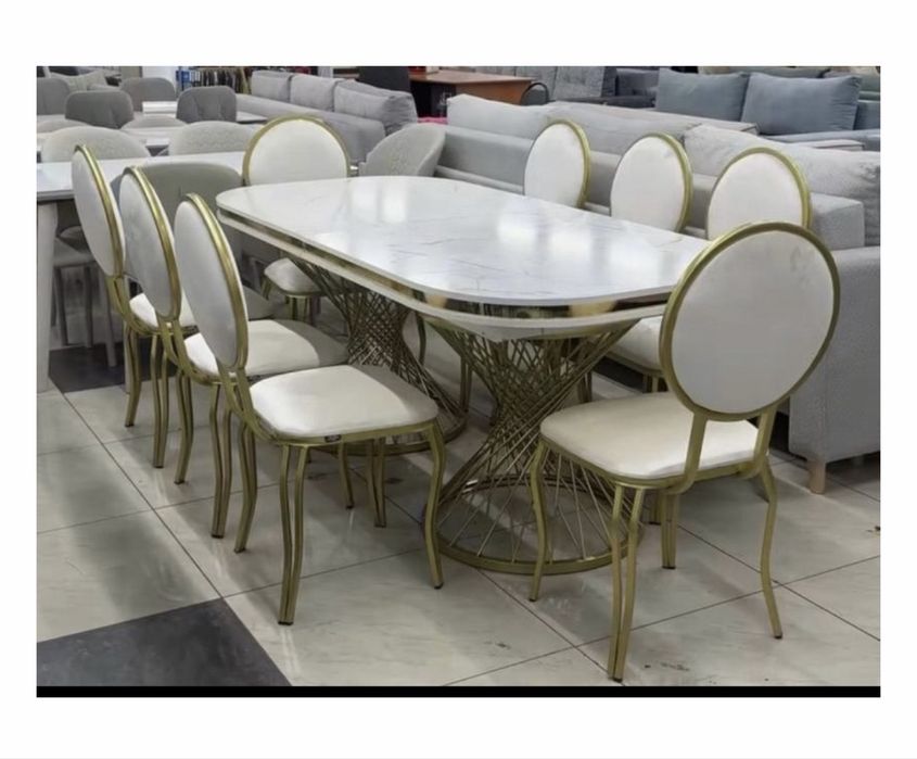 Кухонный стол стулья, 8 стулья