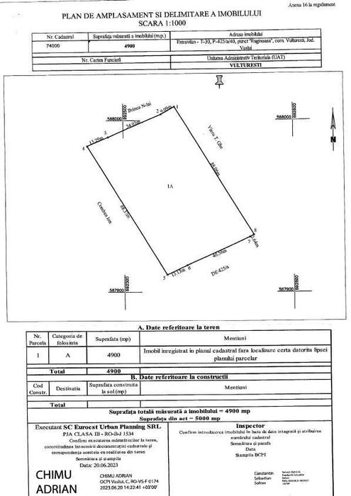 Teren (intravilan si extravilan)