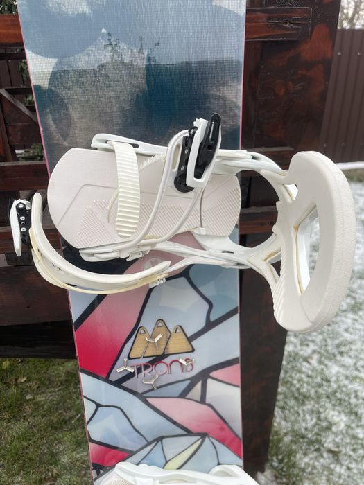 Placa snowboard trans + legaturi