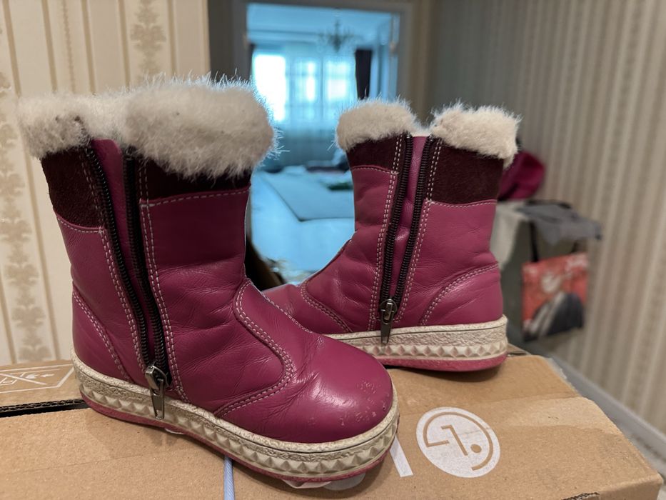 Сапоги зимние на девочку