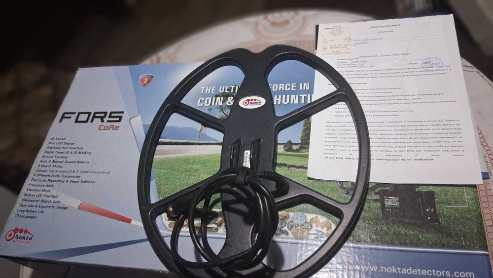 Продавам оригинална сонда за металдетектор Nokta FORS CoRe.