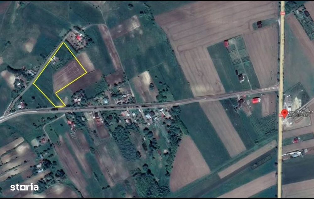 Teren de vânzare 16.090 mp, Săucenița, Botoșani, 11 euro/mp