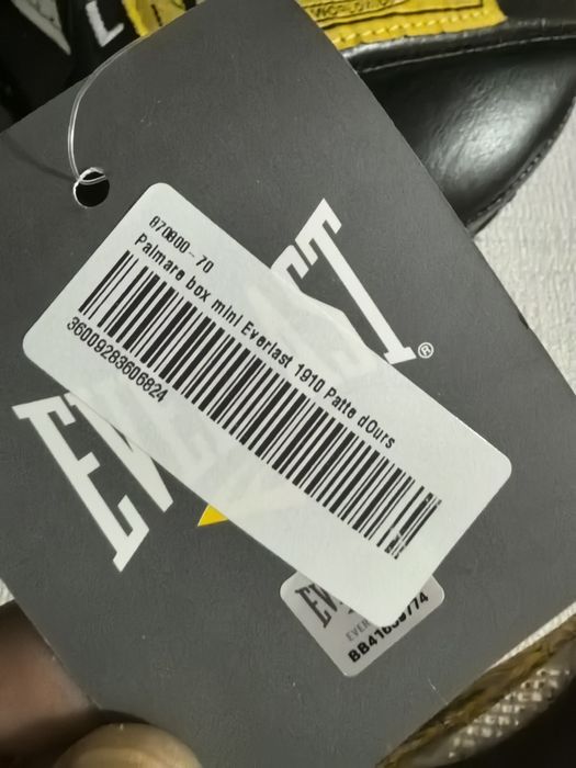 Palmare box mini Everlast 1910 Patte dOurs