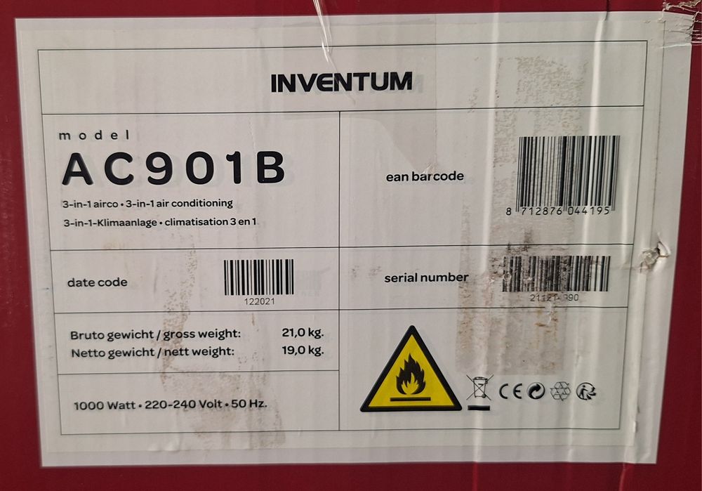 Нов компресорен мобилен климатик 3 in 1 -9000btu