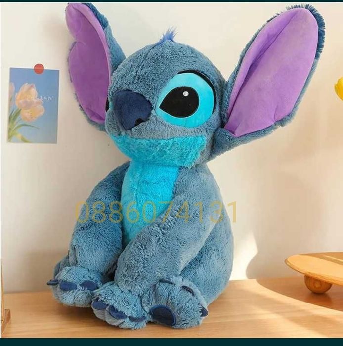 Голям Плюшен Стич, 100см 80см, Плюшени играчки Lilo Stitch