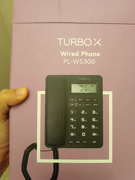 Телефон, домашен, стационарен, с кабел