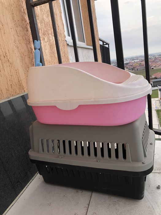 Переноска и лоток вместе 600 000 для кошек и собак