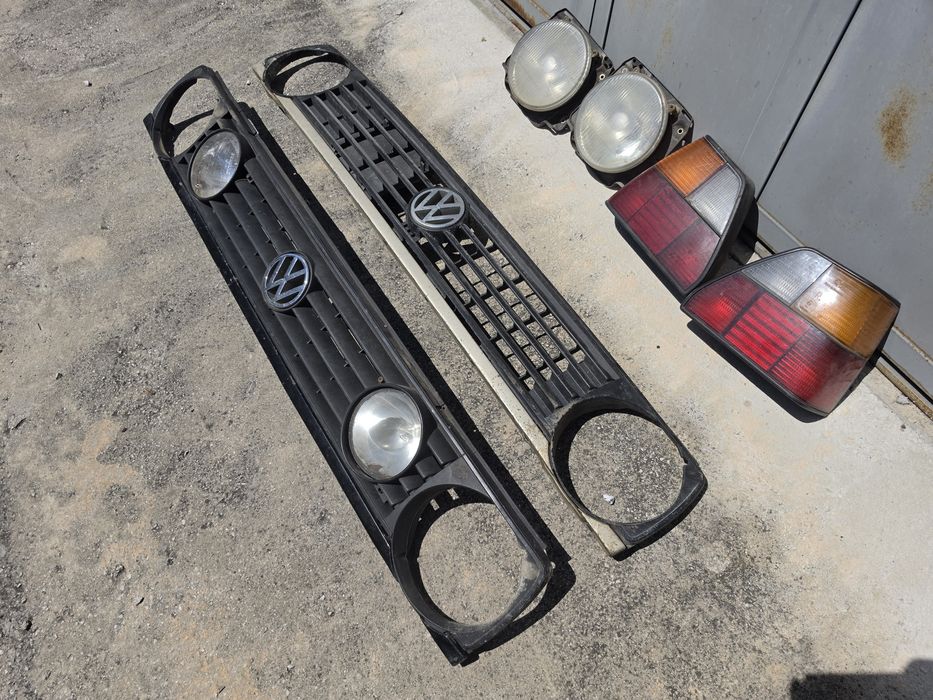 Решетка Фолксваген Голф 2 маска VW Golc Mk2  фар стоп