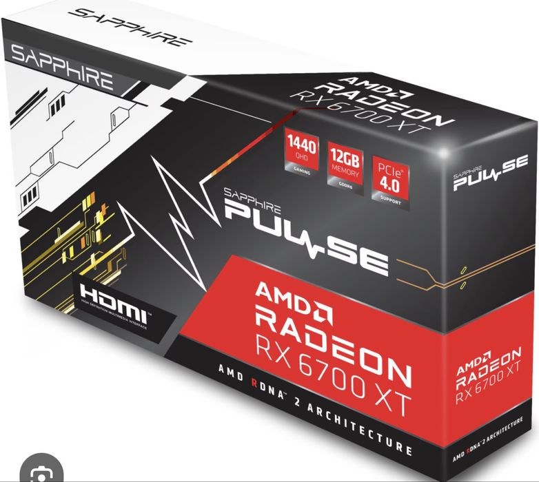 AMD RX6700XT 12Gb RAM - клас RTX370