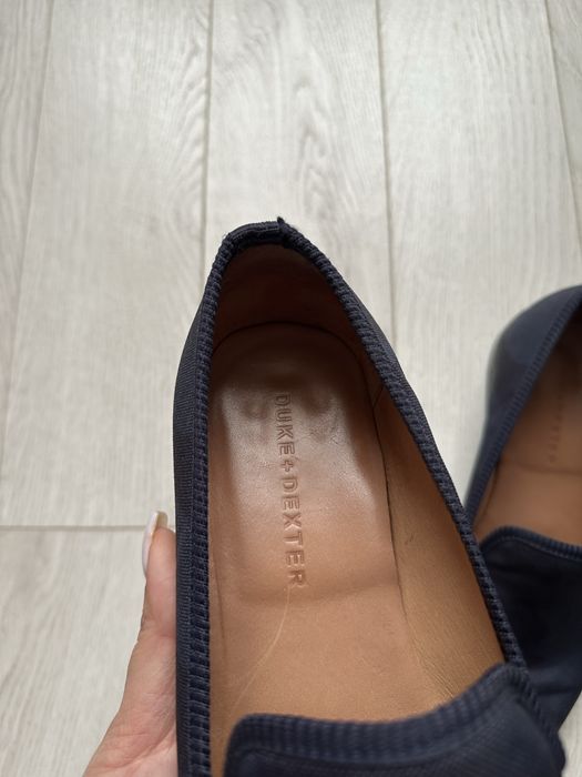 DUKE + Dexter Aqua Camo Loafer ръчна изработка мокасини Англия