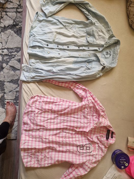 Две детски ризи 134/140см