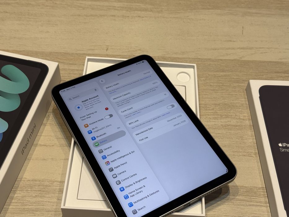 Нов iPad Mini A17 Pro 128GB Wifi/2 Години гаранция/Space Gray