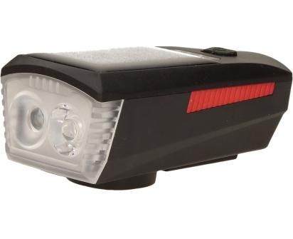 Far lanterna solara 3 în1 sonerie led T6 powerbank bicicleta trotineta