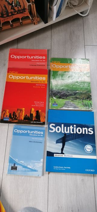 Учебници по англ NEW Opportunities Elementary,Intermediate,Solutions