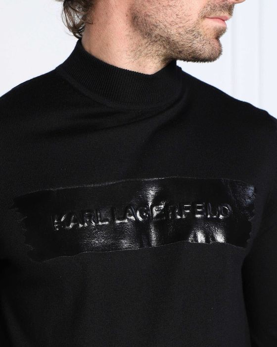 KARL LAGERFELD нов оригинален вълнен пуловер XXL