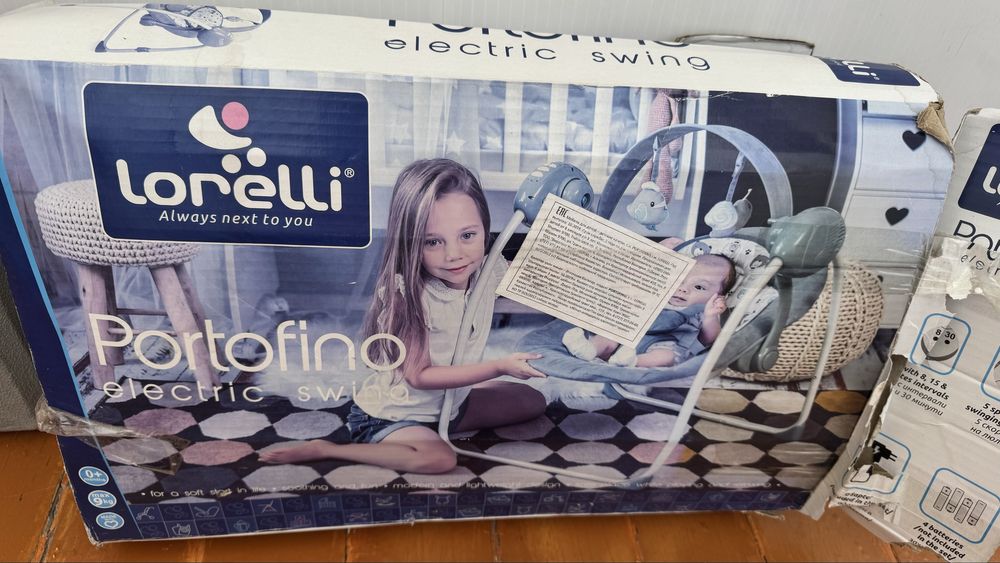 Детская электрическая качеля