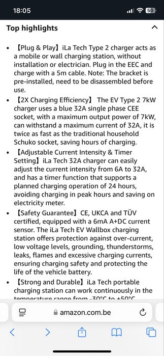 Stație încărcat mașini electrice monofazica 7kw