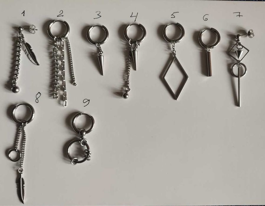 Серьги из нержавеющей стали