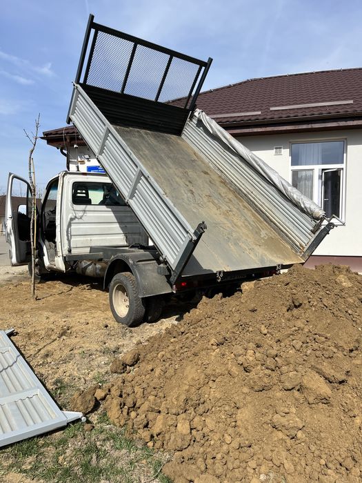 Transport nisip, balastru, margaritar, sort, moloz, pamant, piatra