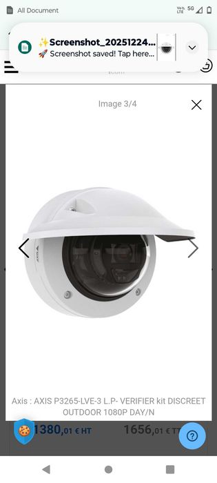 Axis camerа  и DVR Axis