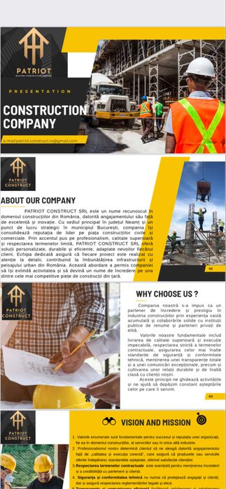 Finisaje si tot ce tine de constructii impecabil- Patriot Construct