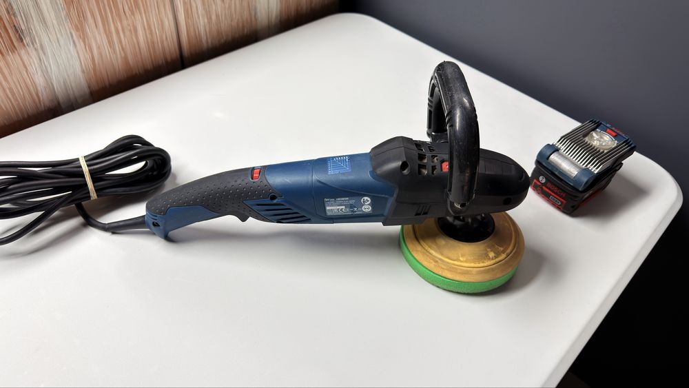 Mașină/flex electrică de lustruit/polișat/polish BOSCH PROFESSIONAL GPO 14 CE,stare foarte bună, burete inclus