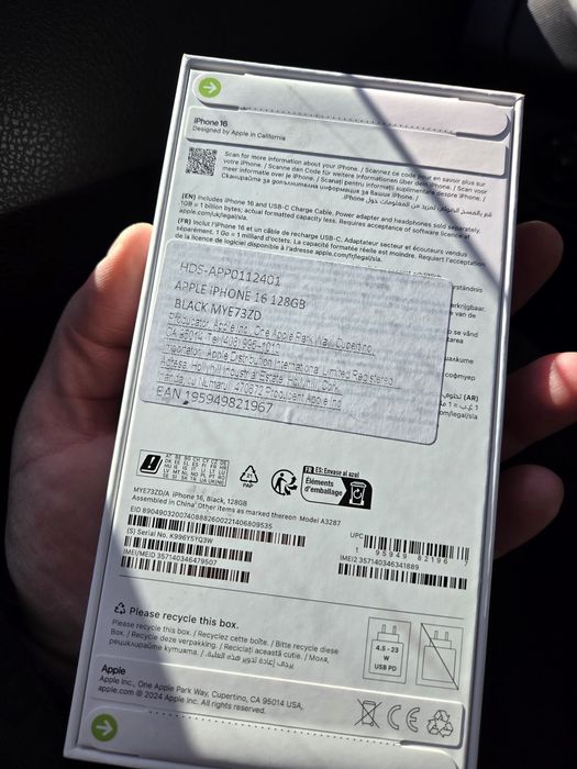 Vand iphone 16 128GB sigilat