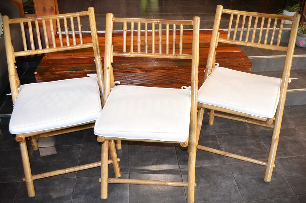 Сгъваеми ГРАДИНСКИ СТОЛОВЕ от бамбук