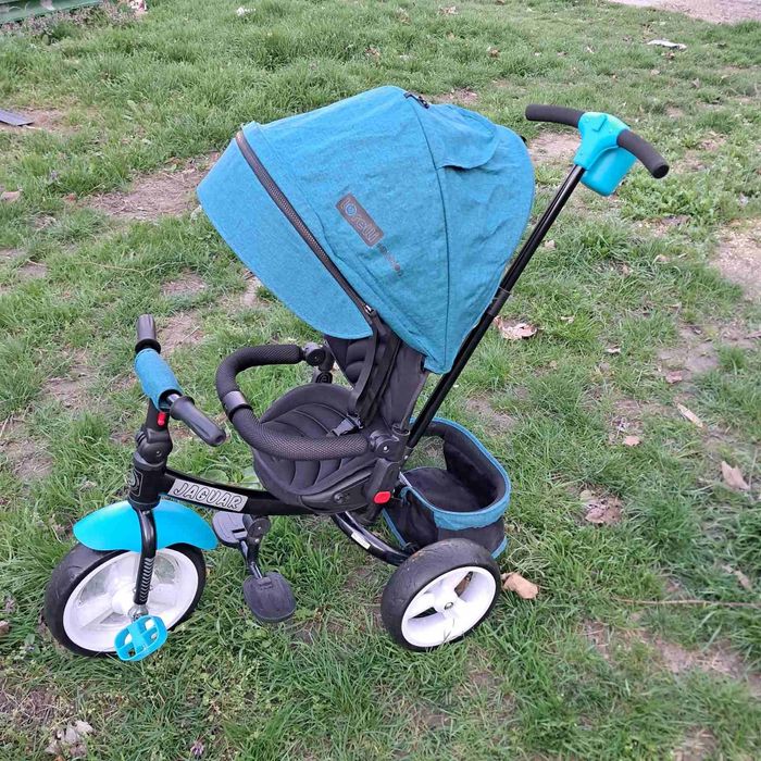 Детска триколка LORELLI Jaguar Green Luxe въздушни гуми