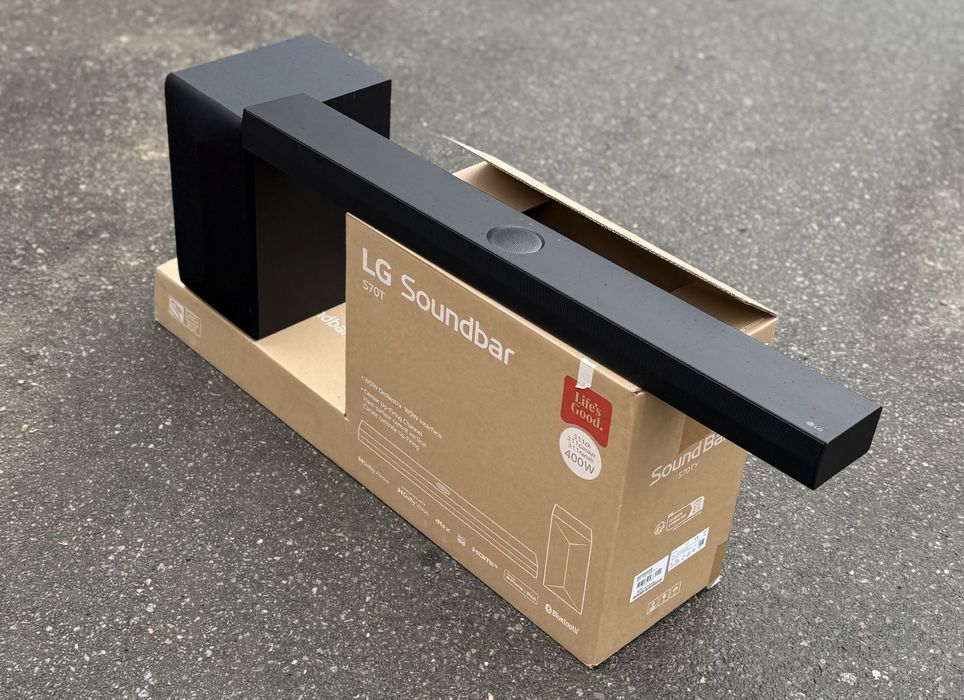 ГАРАНЦИОНЕН!!! Саундбар LG S70TY, 400W, Dolby Atmos, Subwoofer